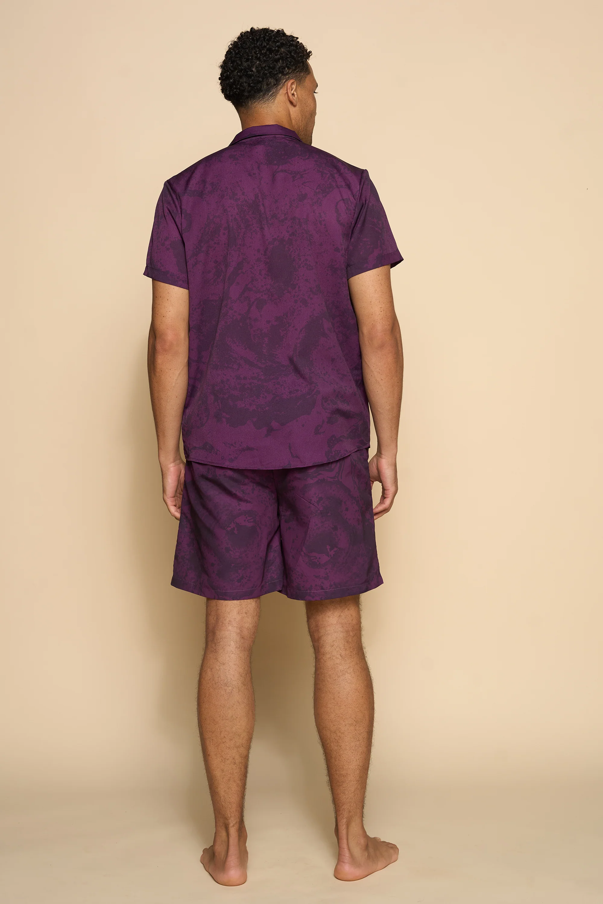 DAMON SHIRT-PLUM PRINT - Image 2