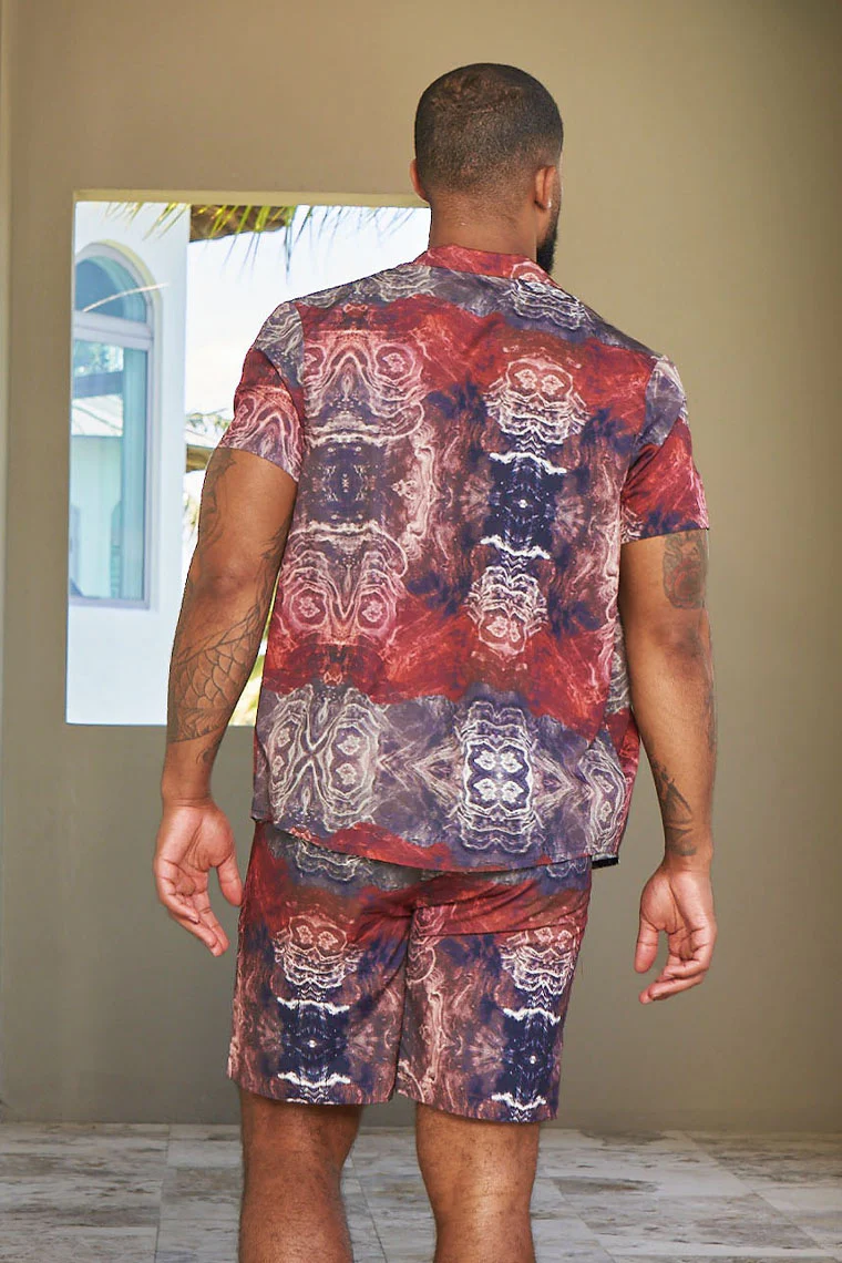 LAGUNA NIGHTS SHIRT - ABSTRACT PRINT - Image 2