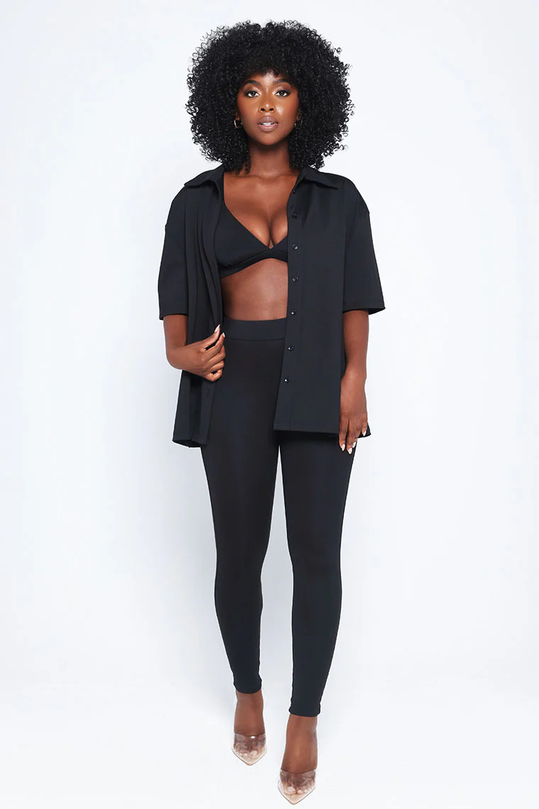 OB ESSENTIALS BRALETTE-BLACK - Image 3