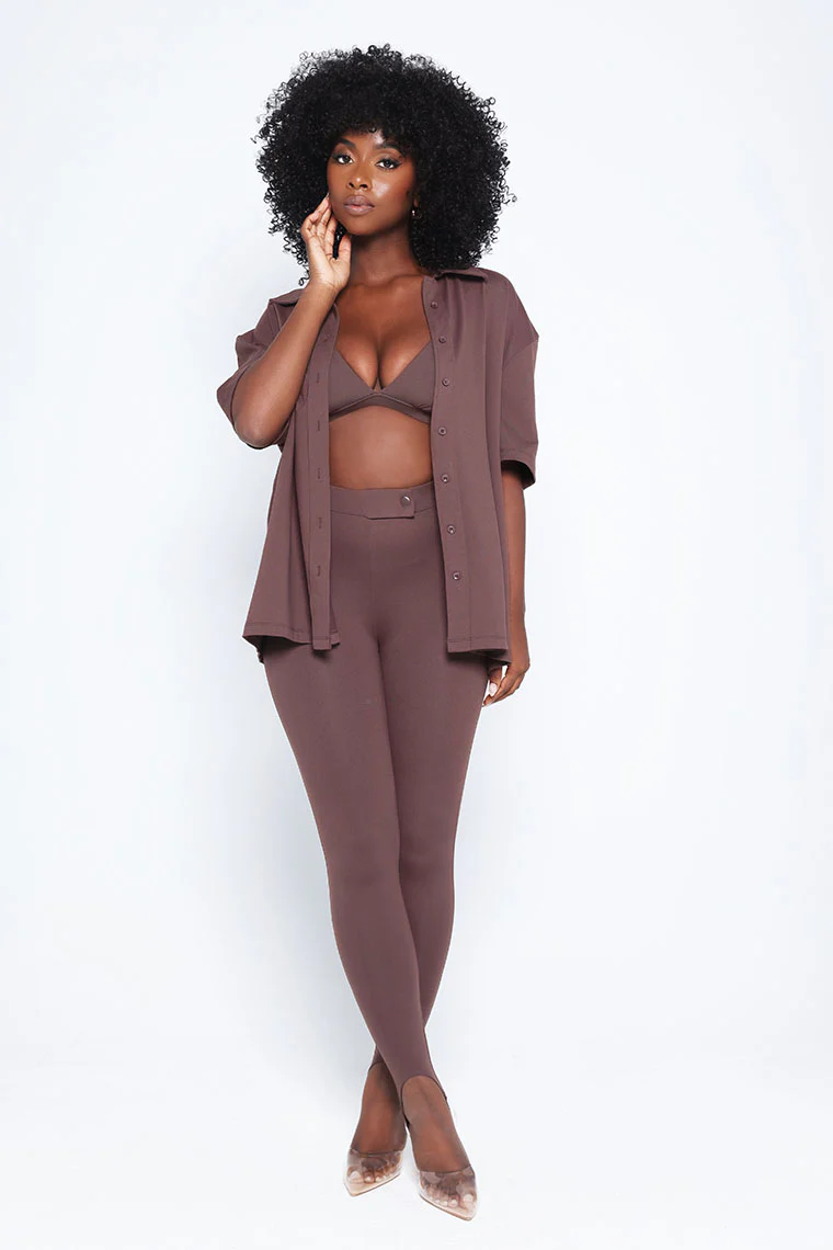 OB ESSENTIALS BRALETTE-CHOCOLATE - Image 2