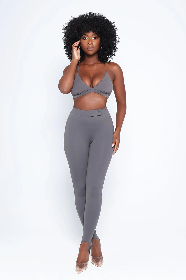 OB ESSENTIALS BRALETTE-DARK GREY