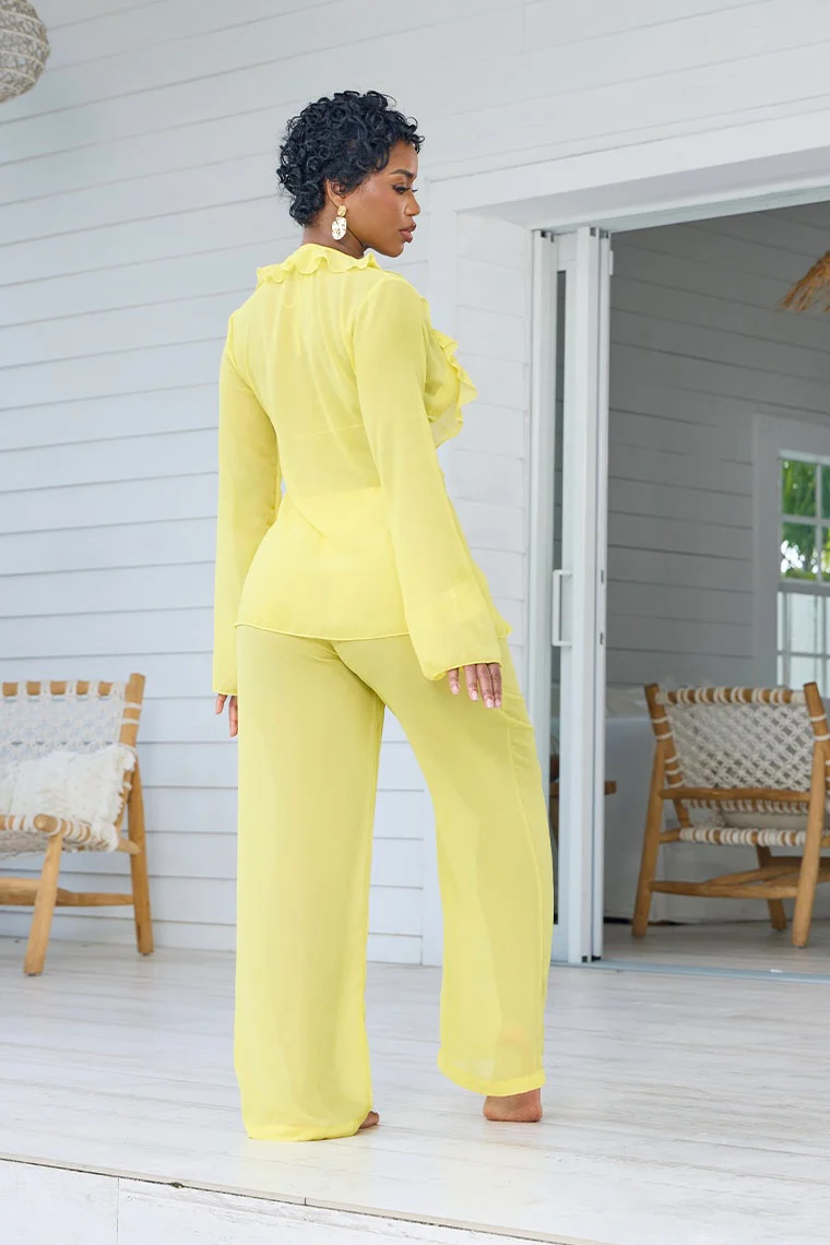 SASHA SHIRT-YELLOW - Image 5
