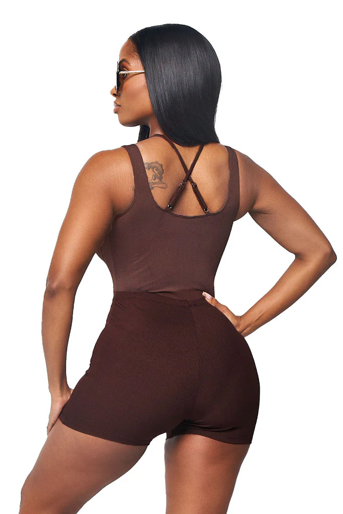 SENA BEACH SHORTS-CHOCOLATE - Image 2