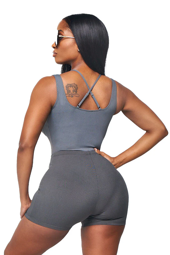 SENA BEACH SHORTS -GREY - Image 2