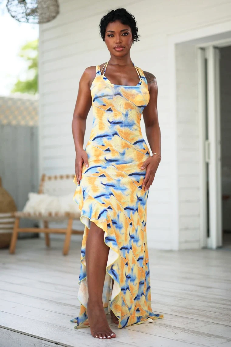 SERENA COVERUP DRESS-PRINT