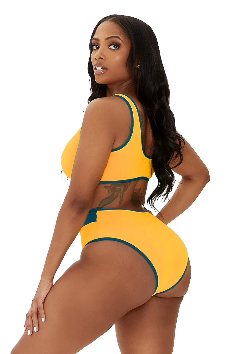SUNNY DAZE BIKINI-YELLOW - Image 2