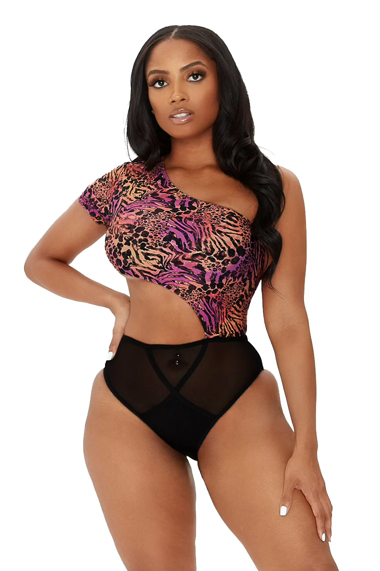 TRUE COLORS SWIMSUIT-MULTICOLOR PRINT